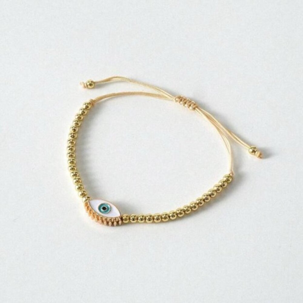 Evil Eye Beaded Bracelet Q457